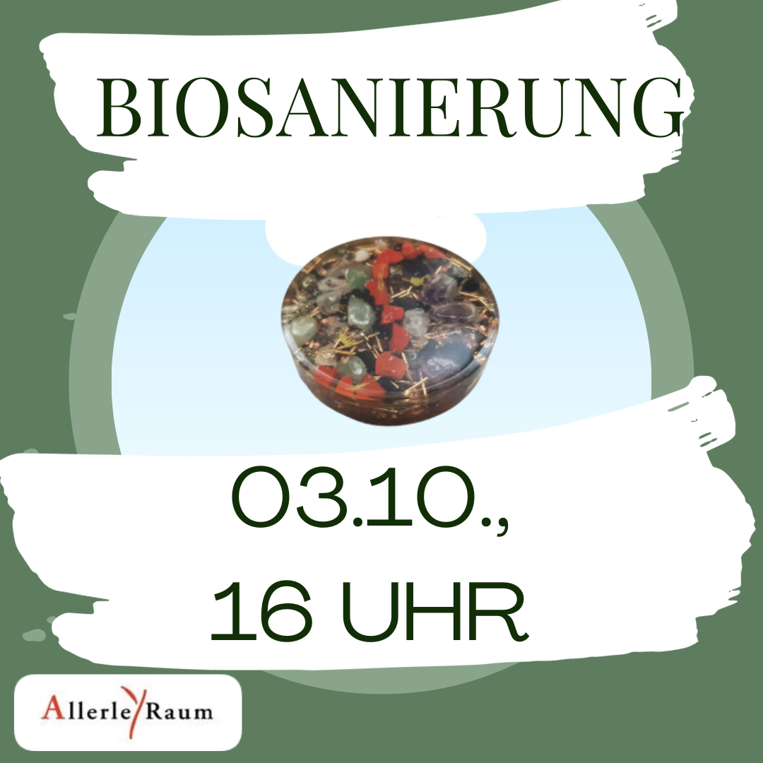 Biosanierung, 3. Oktober, AllerleyRaum, Pulheim