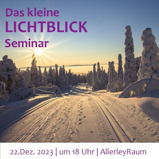 Lichtblick-Seminar mit Michelle Schopen im AllerleyRaum